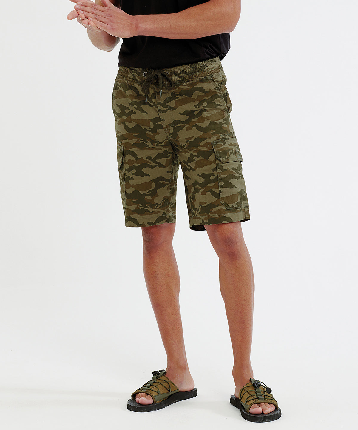 Wombat WB906 Men’s camo cargo utility shorts