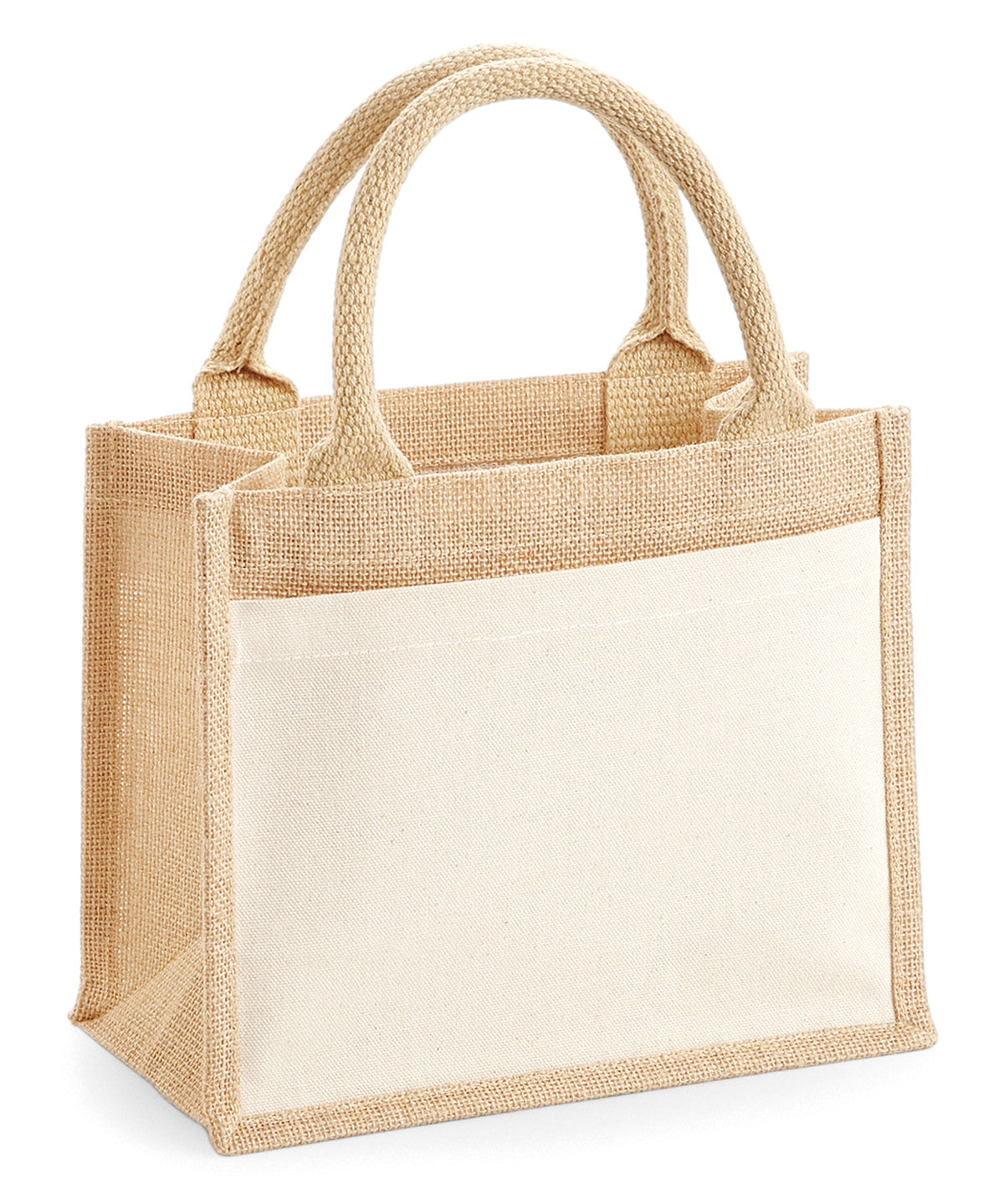 Westford Mill WM425 Cotton pocket jute gift bag
