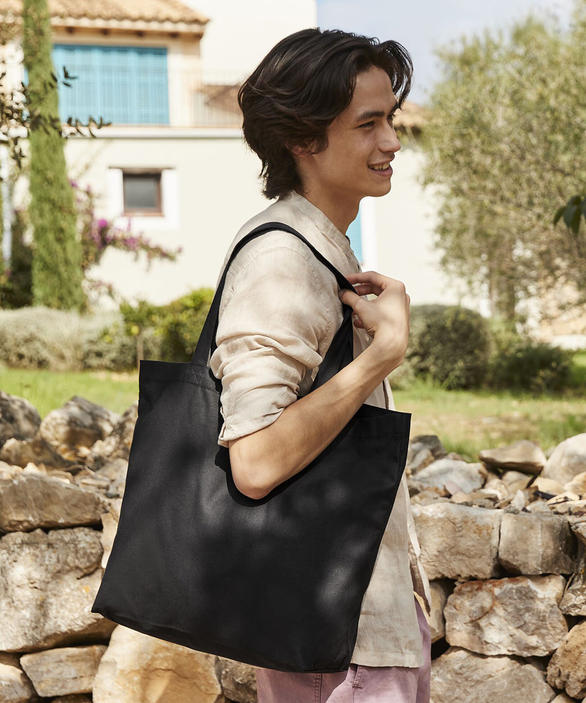Westford Mill WM925 Recycled cotton maxi tote