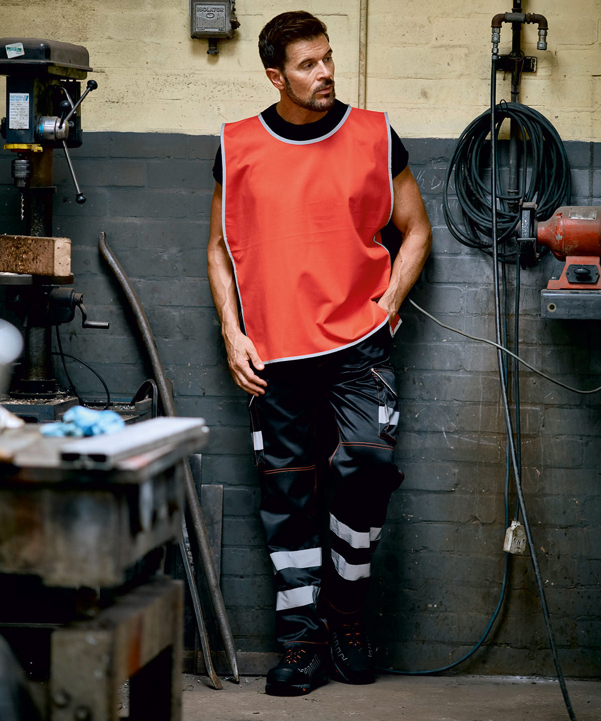 Yoko YK009 Hi-vis reflective border tabard (HVJ259)
