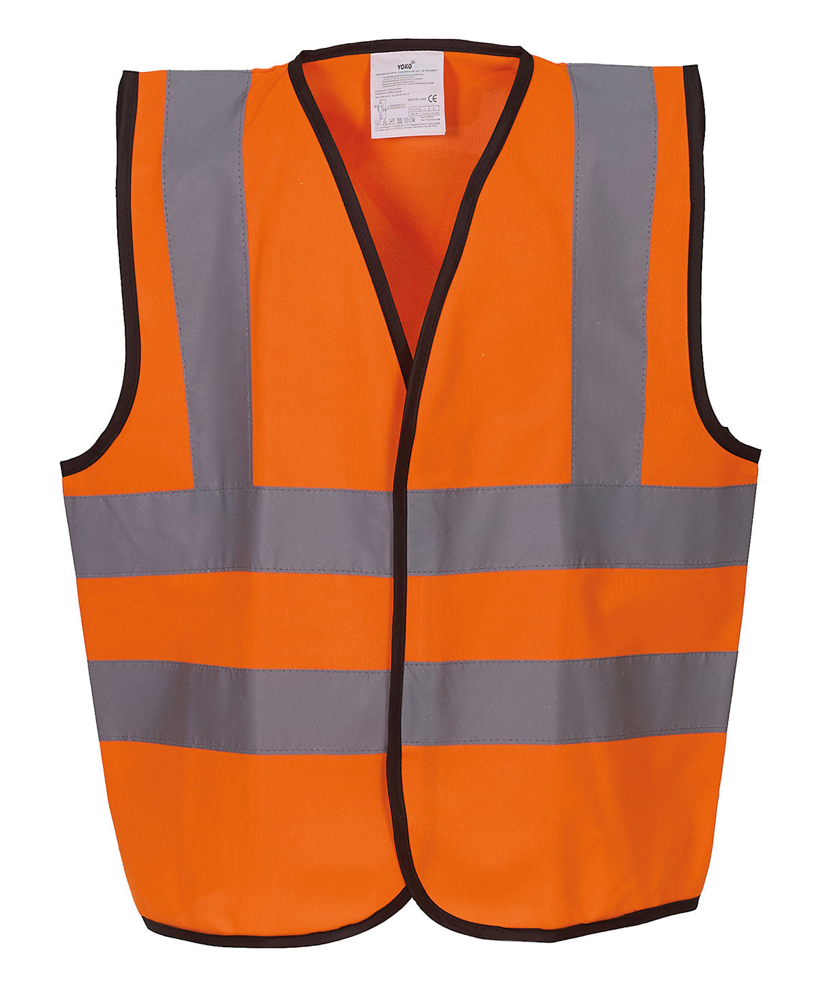 Yoko YK100 Kids hi-vis 2 b&b waistcoat (HVW100CH)