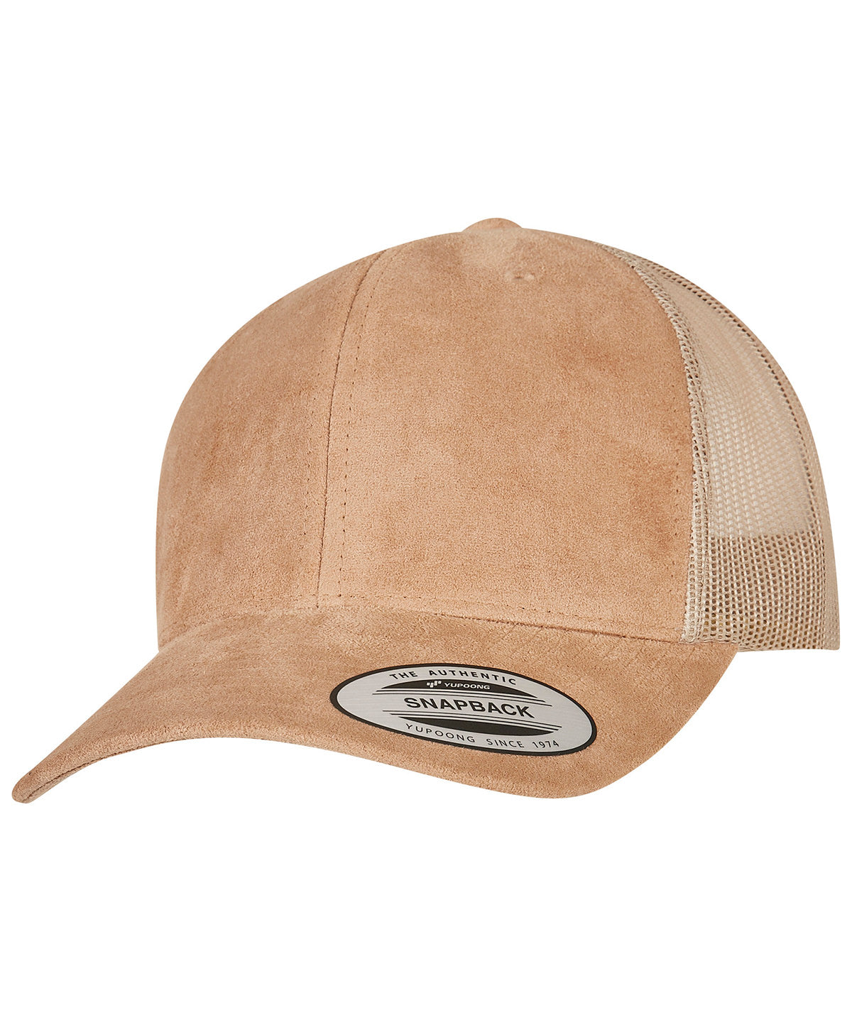 Flexfit by Yupoong YP236 Imitation suede leather trucker cap (6606SU)