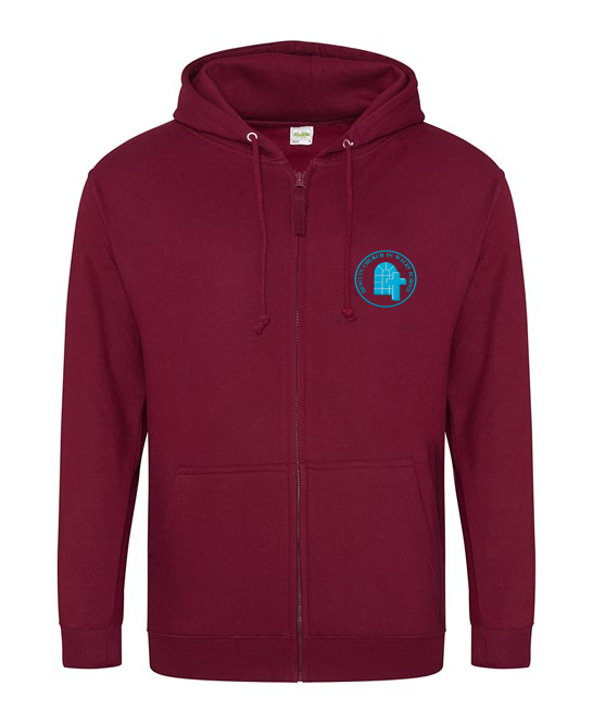 Henllys Church Primary School Staff Zipped Hoodie