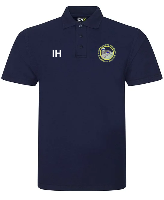 Pontnewydd Primary Staff Polo - Navy
