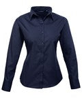 Load image into Gallery viewer, Women's poplin long sleeve blouse