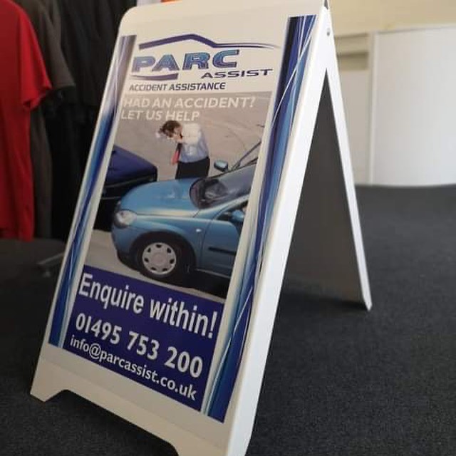 Budget A Board Plastic Pavement Sign