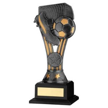 PEWTER/GOLD PLASTIC WEMBLEY FIG ON BASE