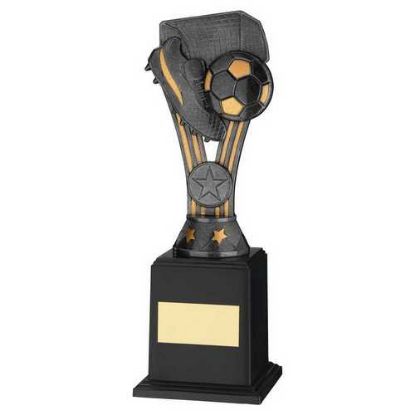 PEWTER/GOLD PLASTIC WEMBLEY FIG ON BASE
