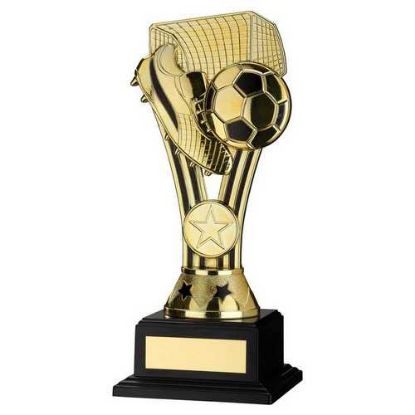 GOLD/BLACK PLASTIC WEMBLEY FIGURE ON FILLED BASE