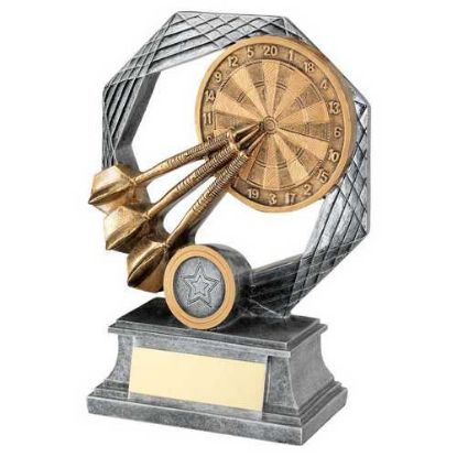 BRZ/GOLD/PEW DARTS OCTAGON SERIES WITH CENTRE