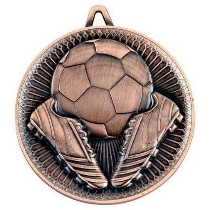 FOOTBALL DELUXE MEDAL BRONZE