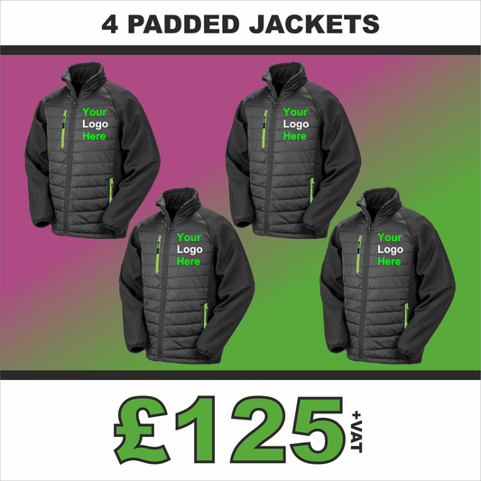 4 Padded Jackets Bundle