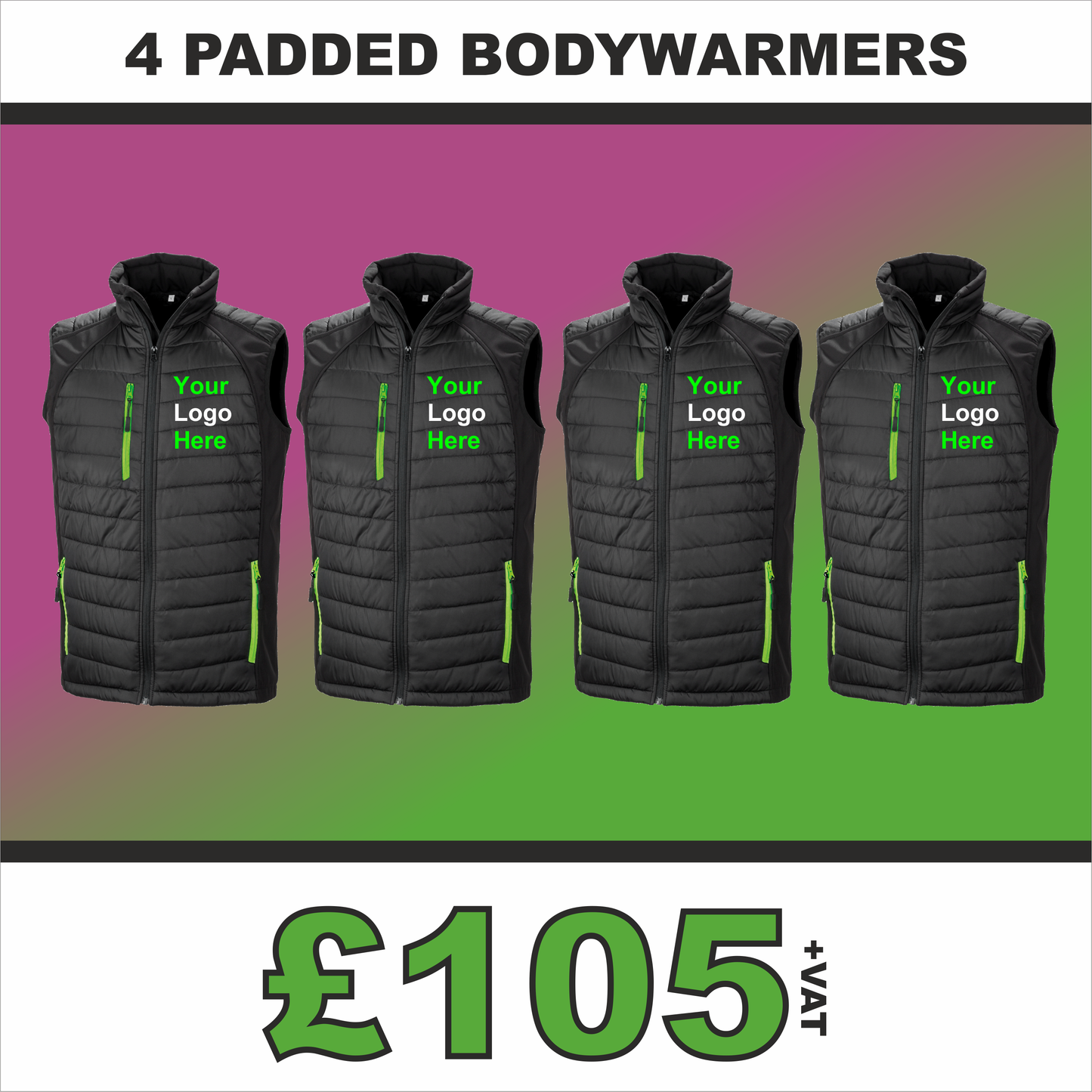 4 Padded Body Warmer Bundle