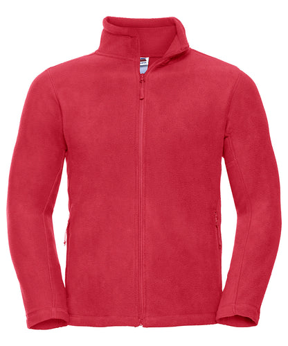 Russell Athletic 8700M Full-zip outdoor fleece in Classic Red