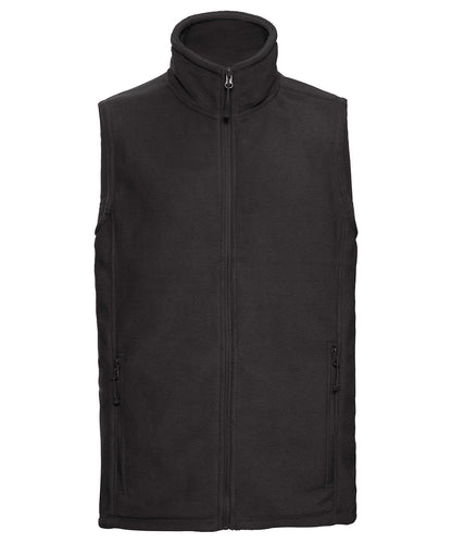 Russell Athletic 8720M Outdoor fleece gilet in Black