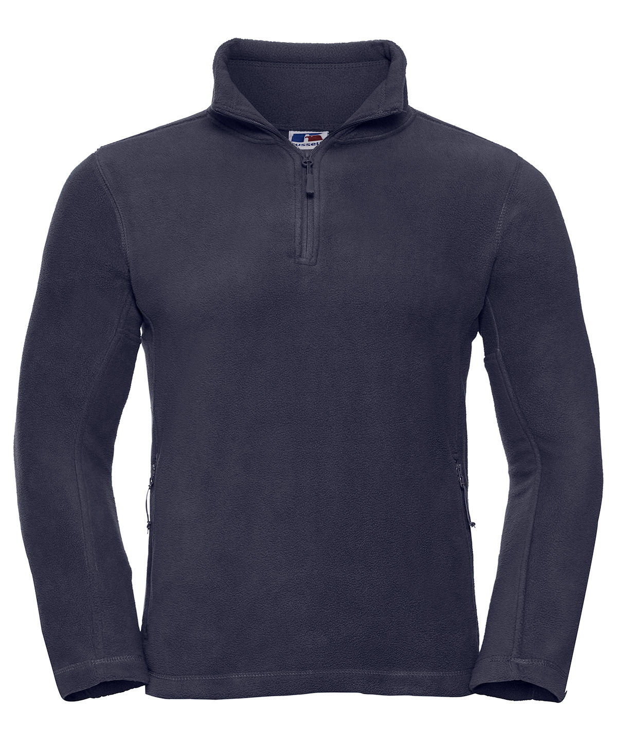 Russell Athletic 8740M ¼-zip outdoor fleece in French Navy