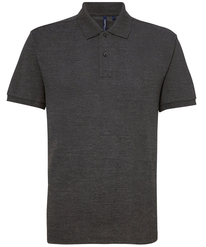 Asquith & Fox AQ015 Men’s polycotton blend polo in Charcoal*