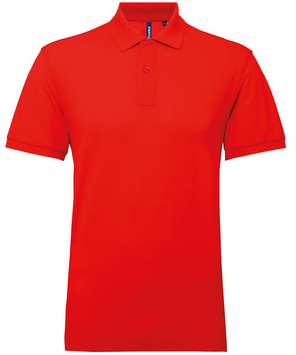 Asquith & Fox AQ015 Men’s polycotton blend polo in Cherry Red