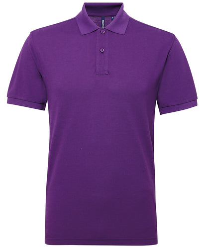 Asquith & Fox AQ015 Men’s polycotton blend polo in Purple*