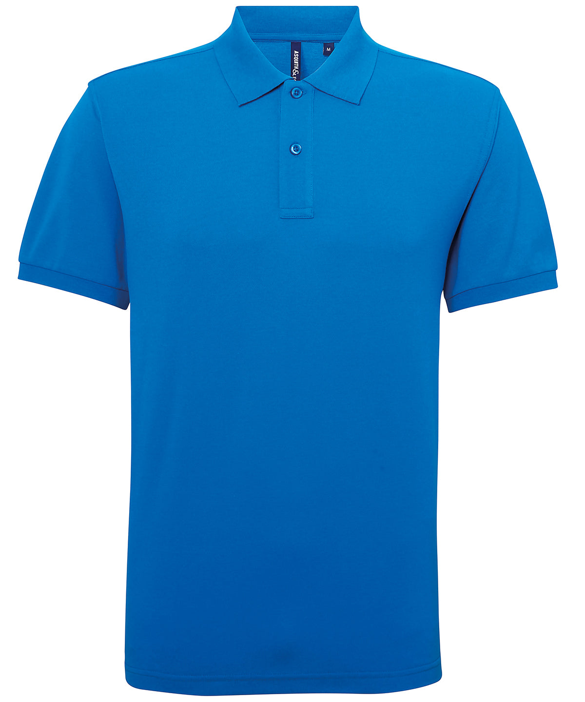 Asquith & Fox AQ015 Men’s polycotton blend polo in Sapphire*