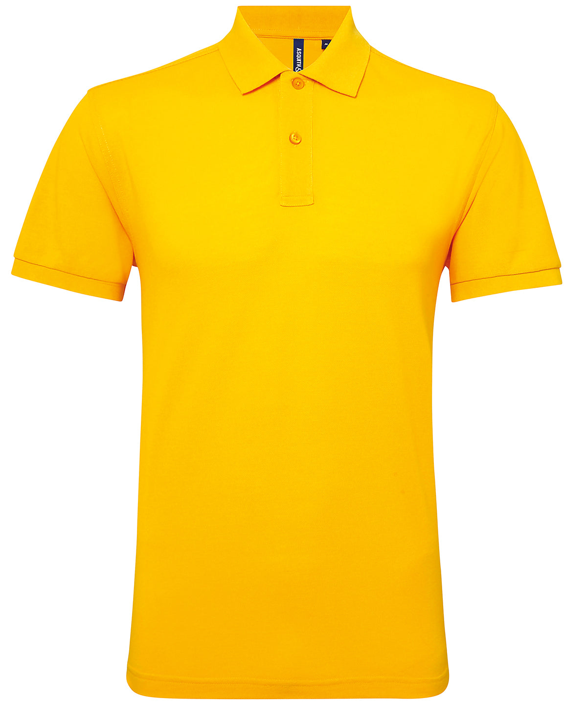 Asquith & Fox AQ015 Men’s polycotton blend polo in Sunflower