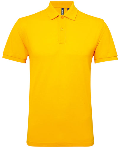 Asquith & Fox AQ015 Men’s polycotton blend polo in Sunflower