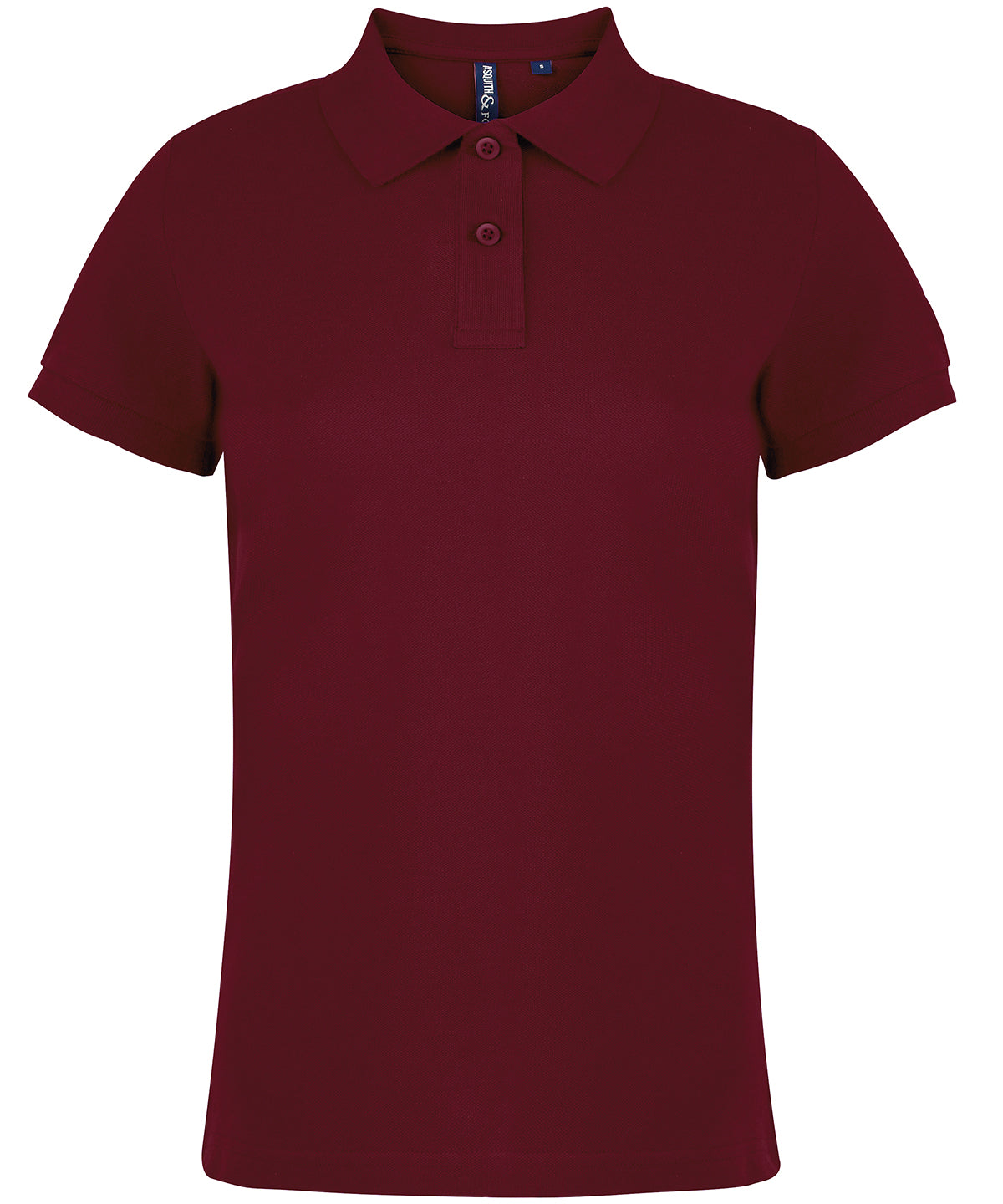 Asquith & Fox AQ020 Women's Classic fit polo in Burgundy