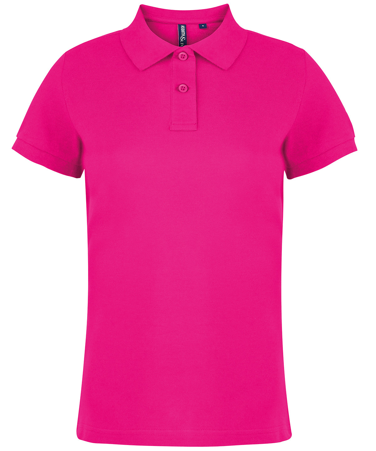 Asquith & Fox AQ020 Women's Classic fit polo in Hot Pink