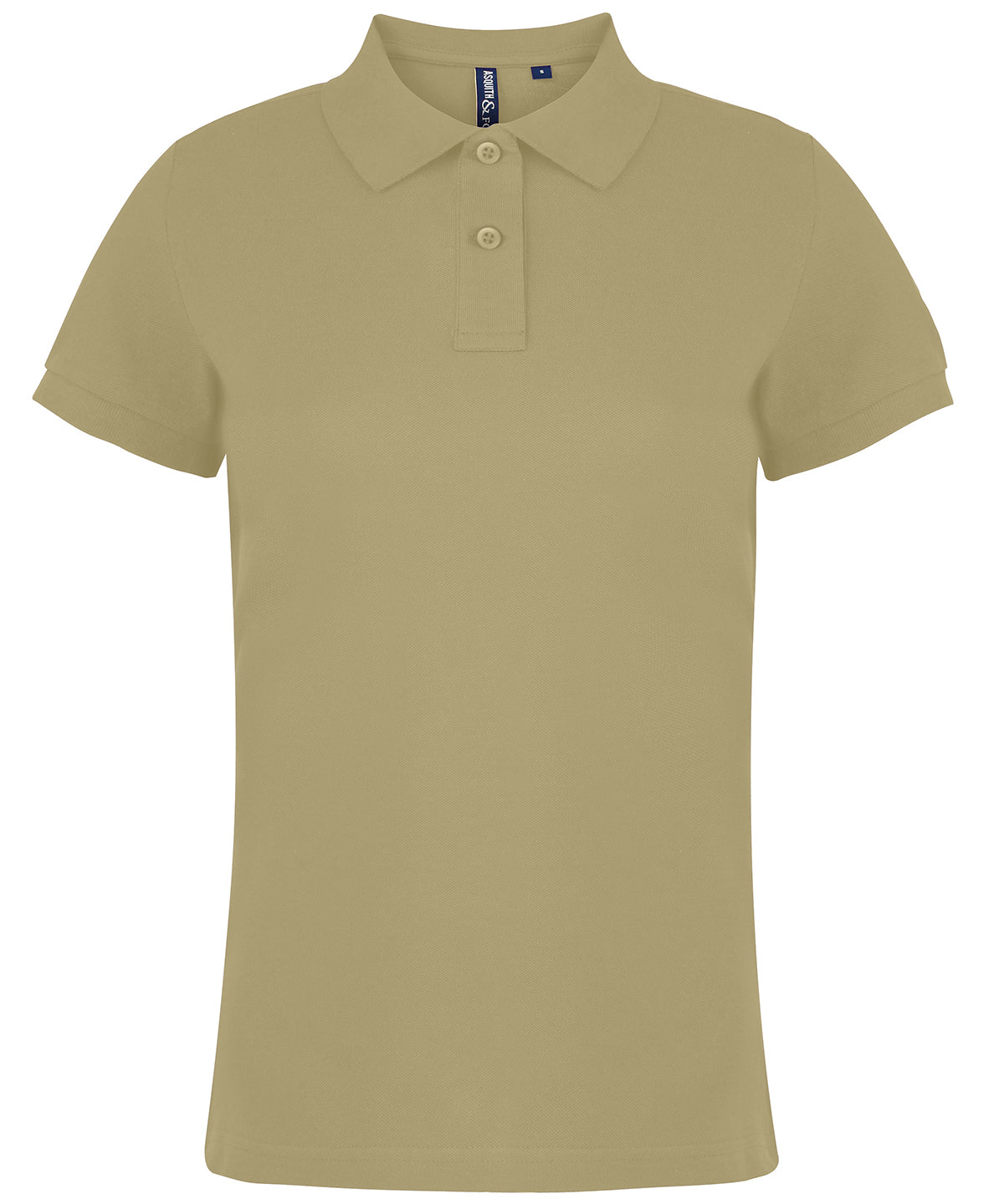 Asquith & Fox AQ020 Women's Classic fit polo in Khaki