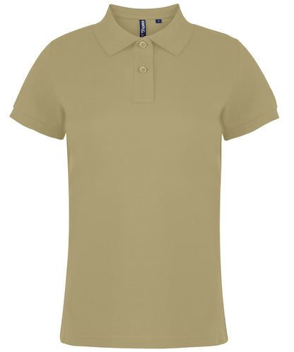Asquith & Fox AQ020 Women's Classic fit polo in Khaki