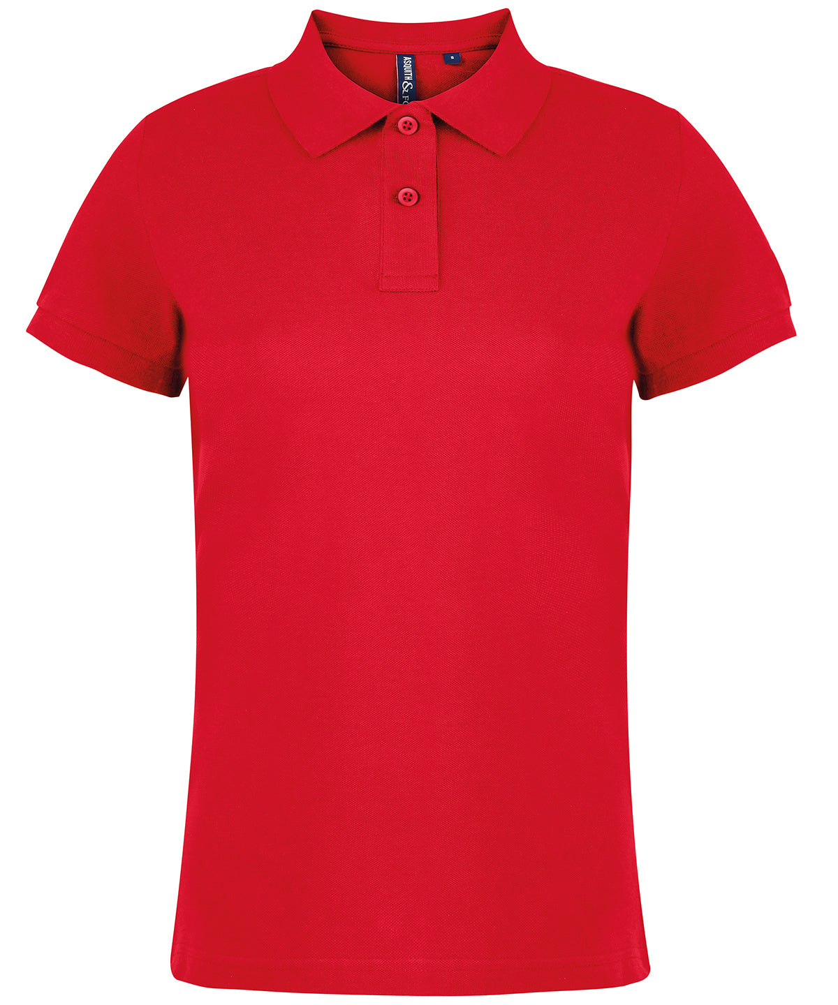 Asquith & Fox AQ020 Women's Classic fit polo in Red