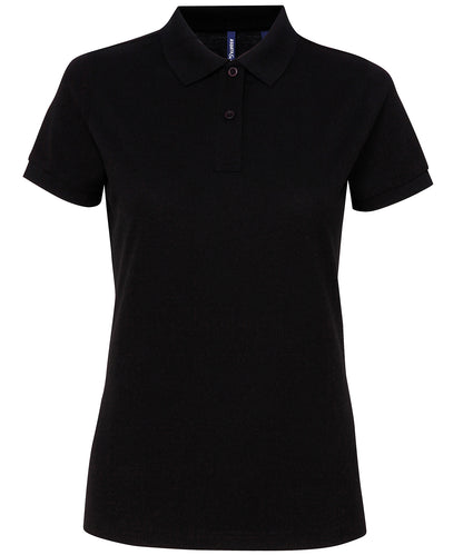 Asquith & Fox AQ025 Women’s polycotton blend polo in Black