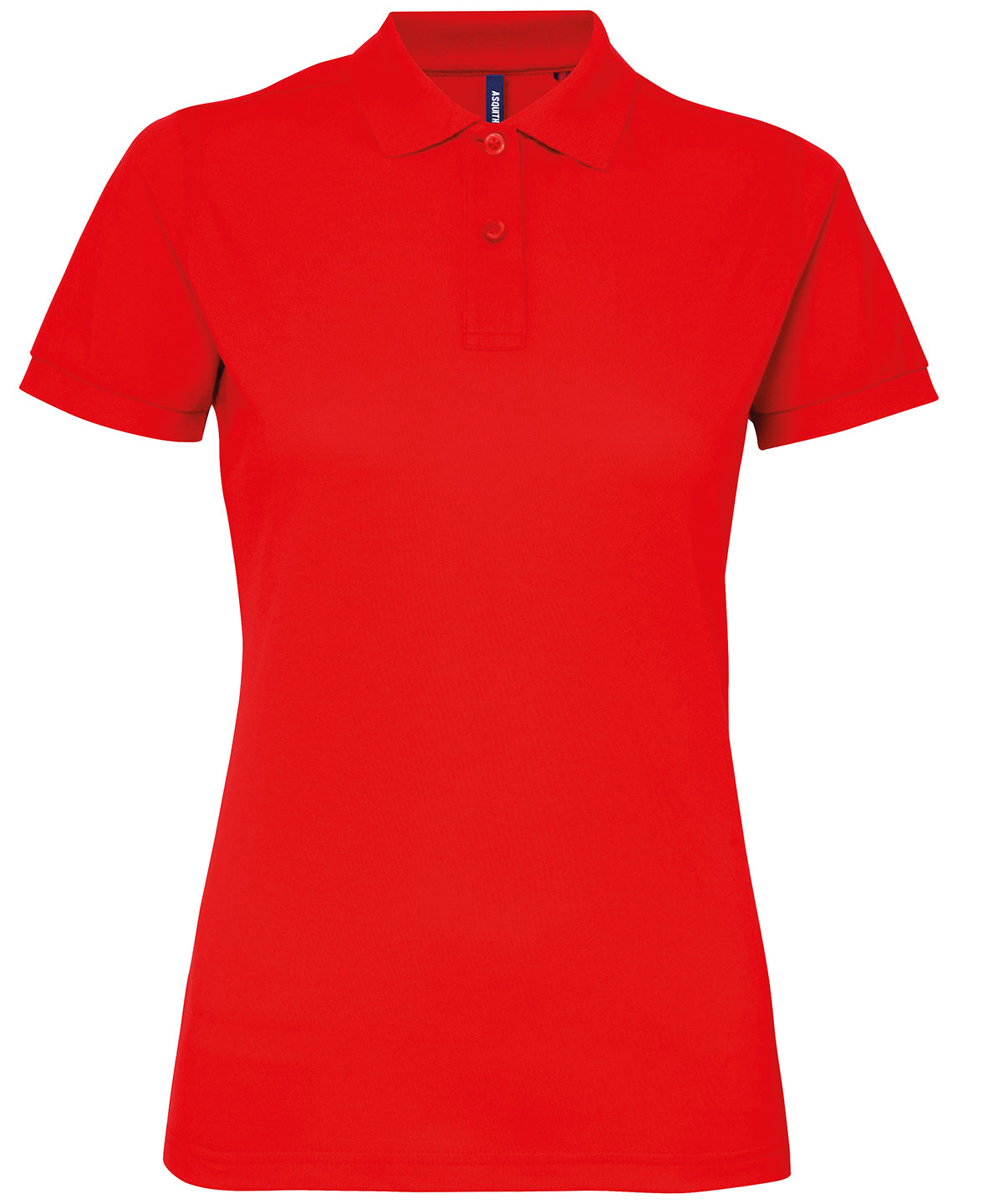 Asquith & Fox AQ025 Women’s polycotton blend polo in Red