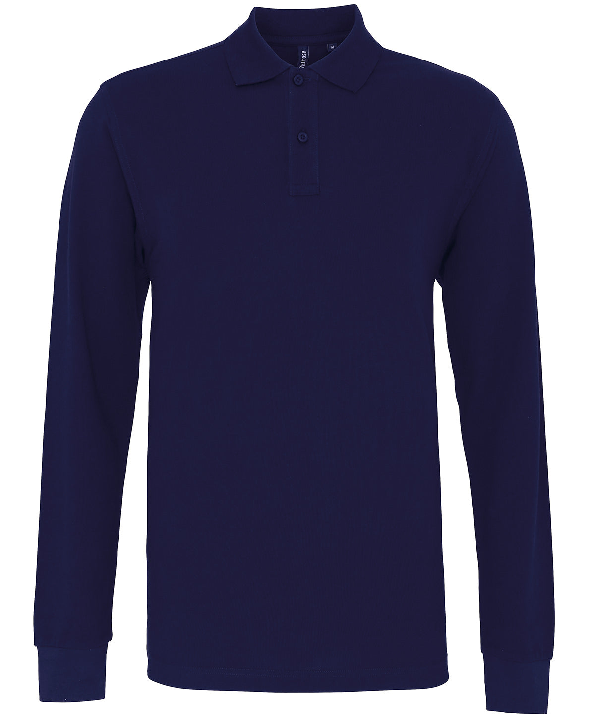 Asquith & Fox AQ030 Men's classic fit long sleeved polo in Navy