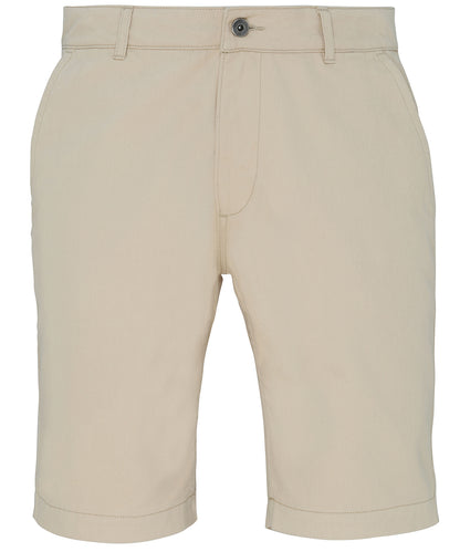Asquith & Fox AQ051 Men's chino shorts in Natural