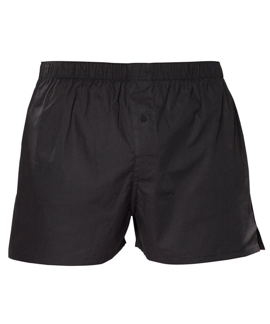 Asquith & Fox AQ094 Men's classic boxers in Black