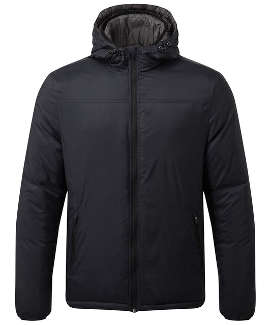 Asquith & Fox AQ203 Men's padded wind jacket in Navy/Charcoal