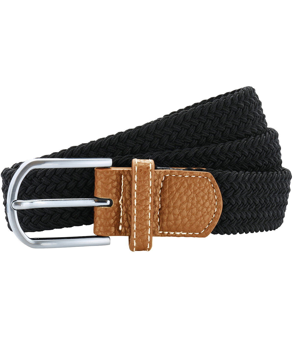 Asquith & Fox AQ900 Braid stretch belt in Black