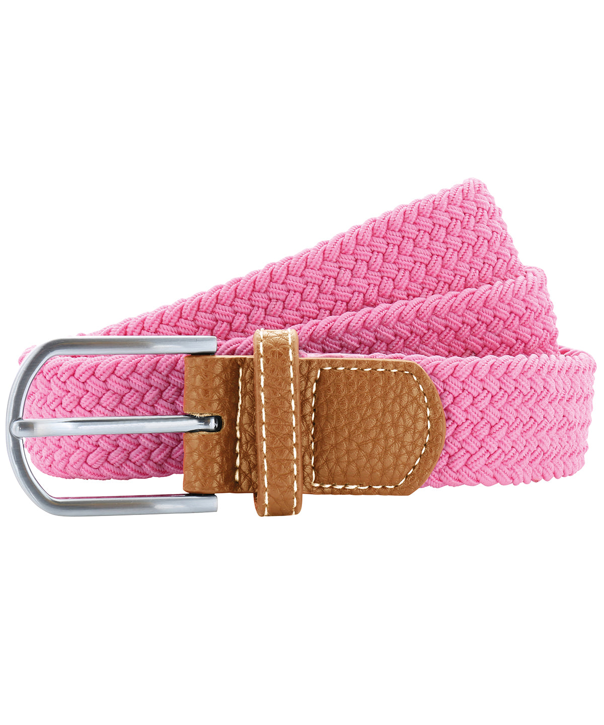 Asquith & Fox AQ900 Braid stretch belt in Pink Carnation