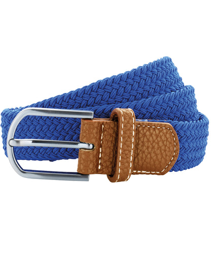 Asquith & Fox AQ900 Braid stretch belt in Royal