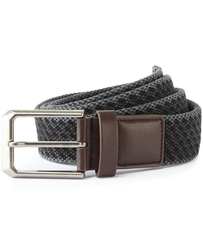 Asquith & Fox AQ905 Men's vintage wash canvas belt in Black