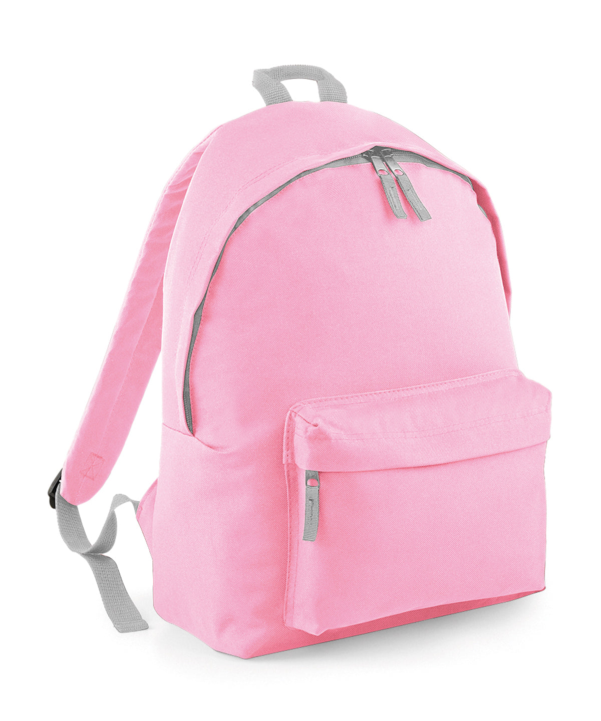 Bagbase B125J Junior fashion backpack in Classic Pink/Light Grey