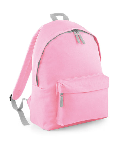 Bagbase B125J Junior fashion backpack in Classic Pink/Light Grey