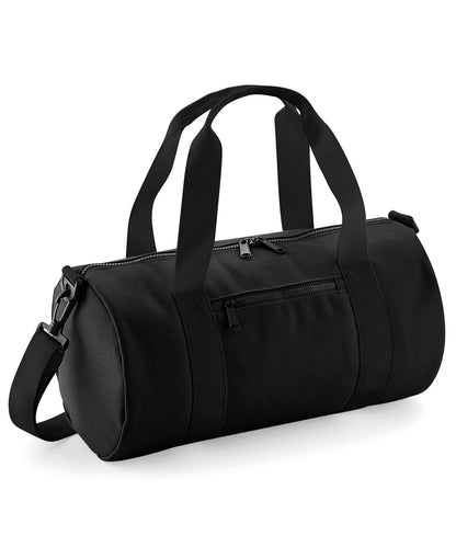 Bagbase B140S Mini barrel bag in Black/Black