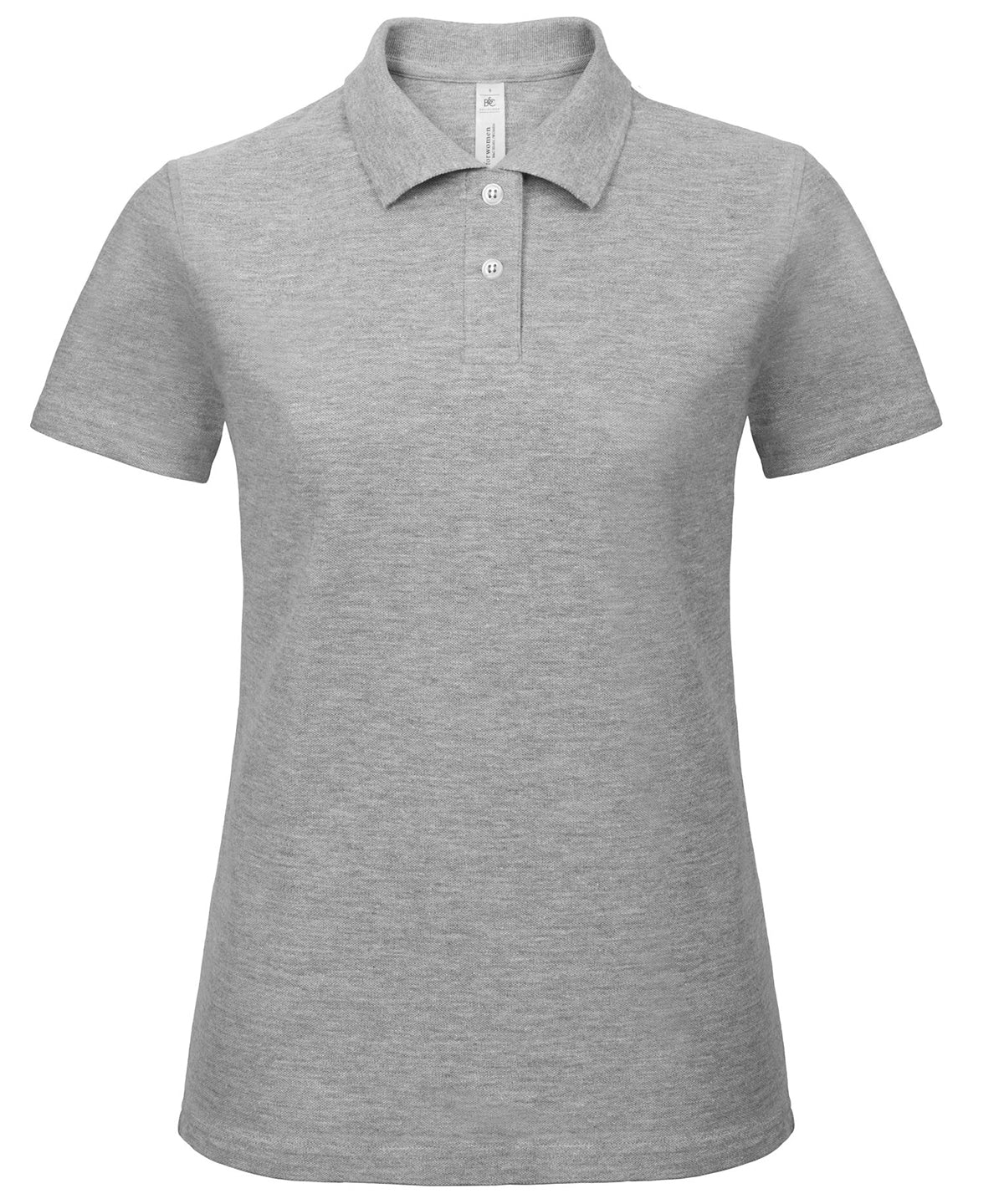 B&C Collection B306F B&C ID.001 polo /women in Heather Grey