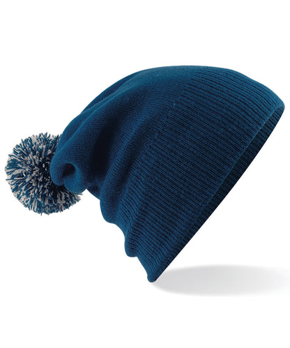 Beechfield B450B Junior snowstar® beanie in French Navy/Light Grey