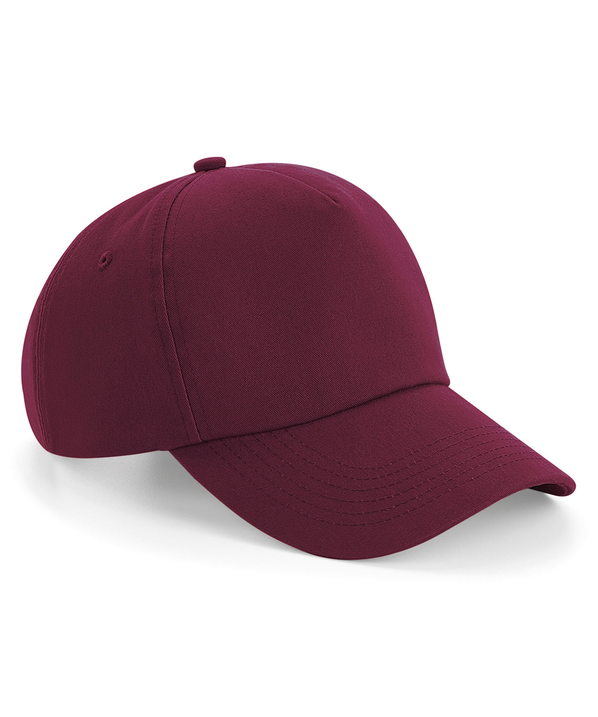 Beechfield BC025 Authentic 5-panel cap in Burgundy