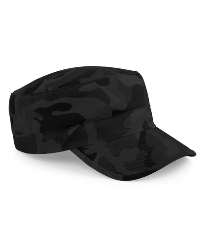 Beechfield BC033 Camo Army cap in Midnight Camo