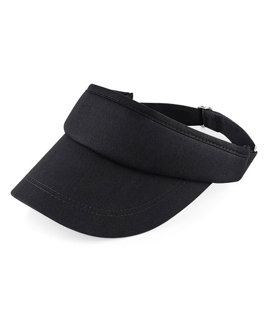 Beechfield BC041 Sports visor in Black
