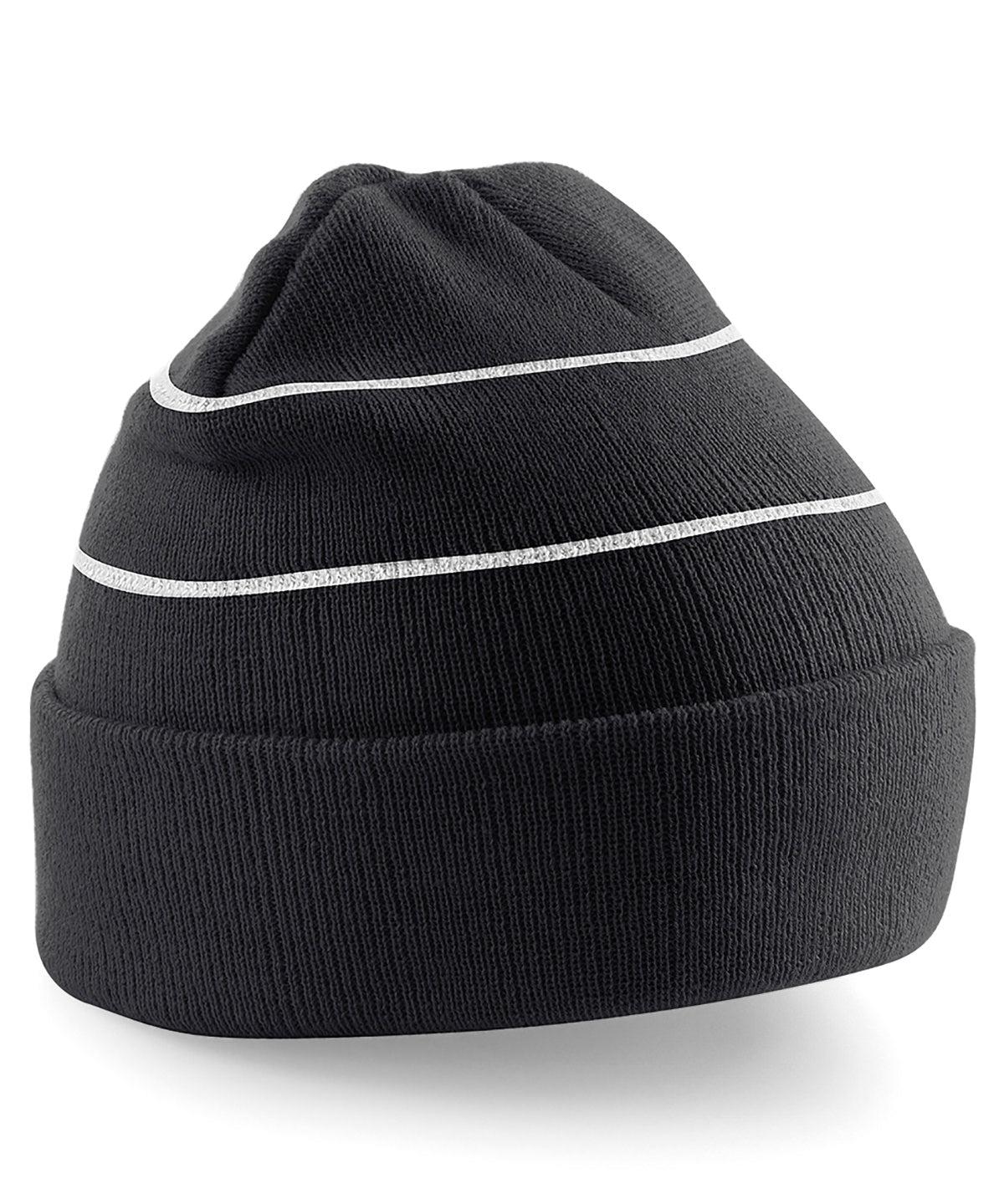 Beechfield BC042 Enhanced-viz beanie in Black